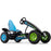 Berg Extra X-ITE Kids & Adults Pedal or 3 Gear Powered Go Kart | Sky Blue & Lime Green