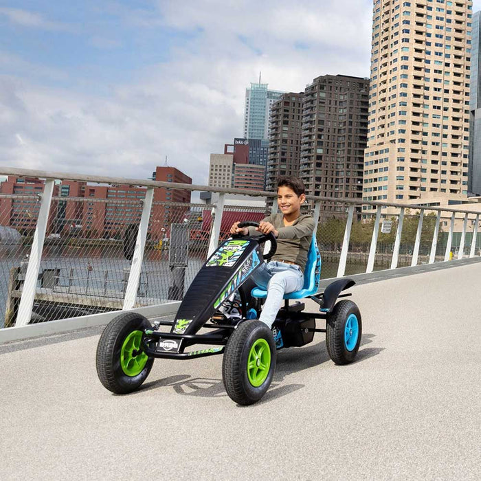 adult pedal kart Berg Extra X-ITE Kids & Adults Pedal or 3 Gear Powered Go Kart | Sky B