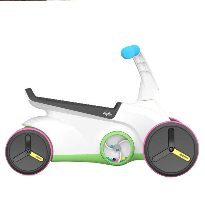 Berg Go Twirl Kids Push & Pedal Powered Go Kart | Rainbow Multicolour