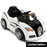 Bugatti Inspired Kids Ride On Car with Remote Control White Black