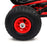 Mighty Racer Kids Pedal Powered Go Kart | Lava Red