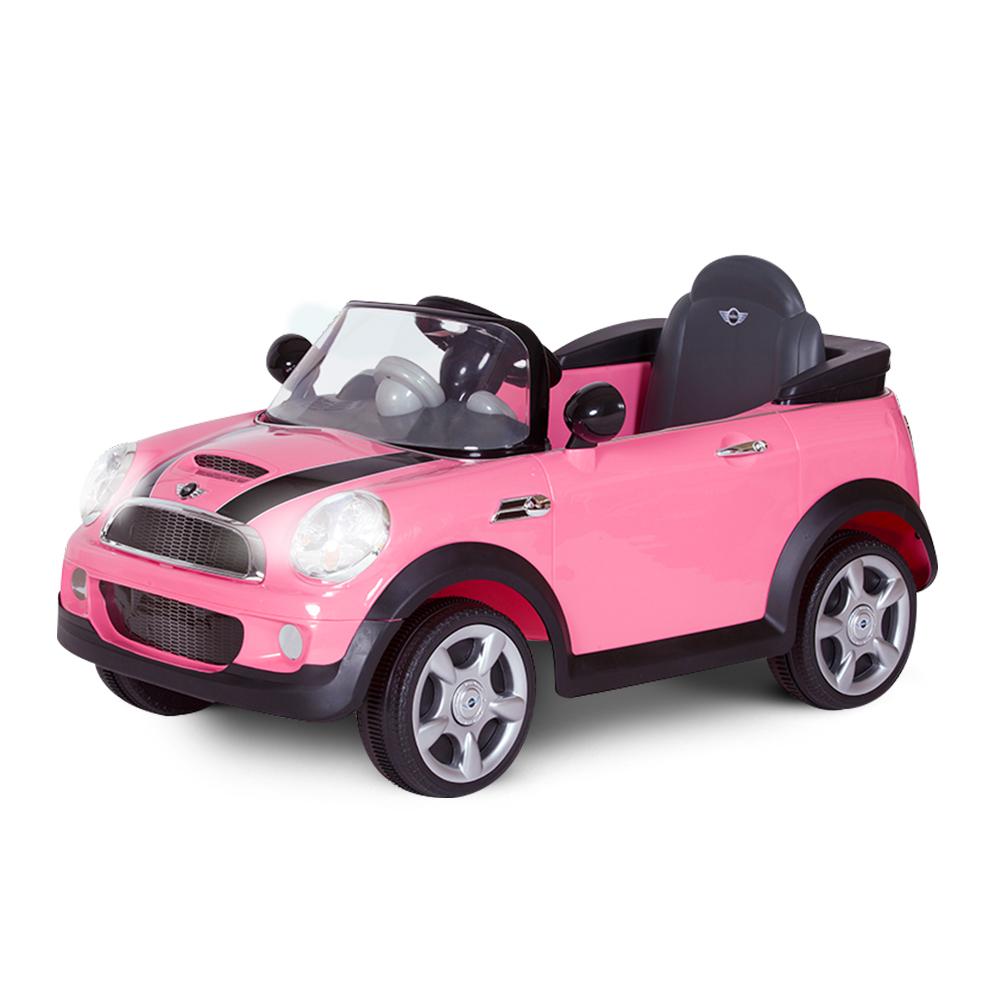 MINI Cooper S Licensed Kids Ride On Car with Remote Control | Pink