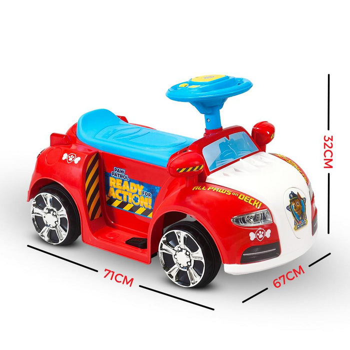 Paw Patrol Licensed Kids Ride On Car | Red/White