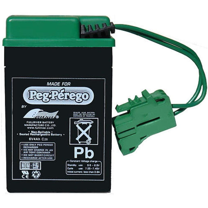 Peg Perego 6V (volt) 4.5Ah International Replacement Battery | Black