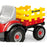 Peg Perego Mini Diesel Pedal Powered Kids Ride-On Tractor with Trailer | Red/Grey