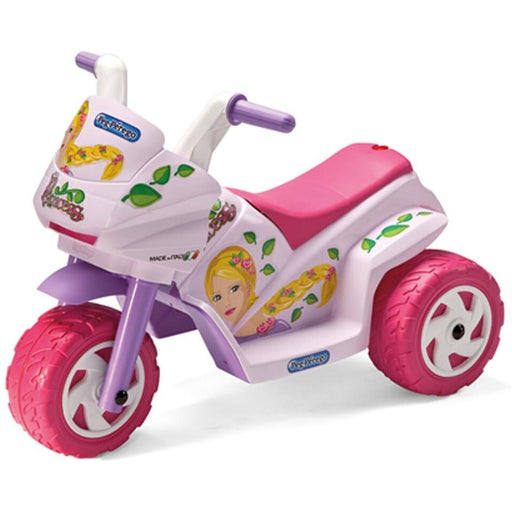 Peg Perego Mini Princess Kids Ride On Motorcycle | Purpley Pinkish