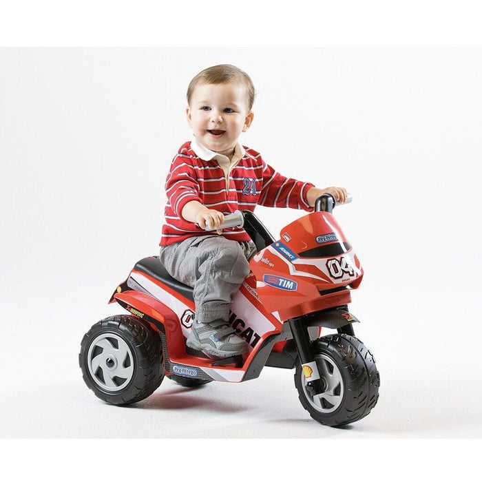 peg perego ride on motorcycle Peg Perego Mini Ducati Kids Ride On Motorcycle | Racing Red