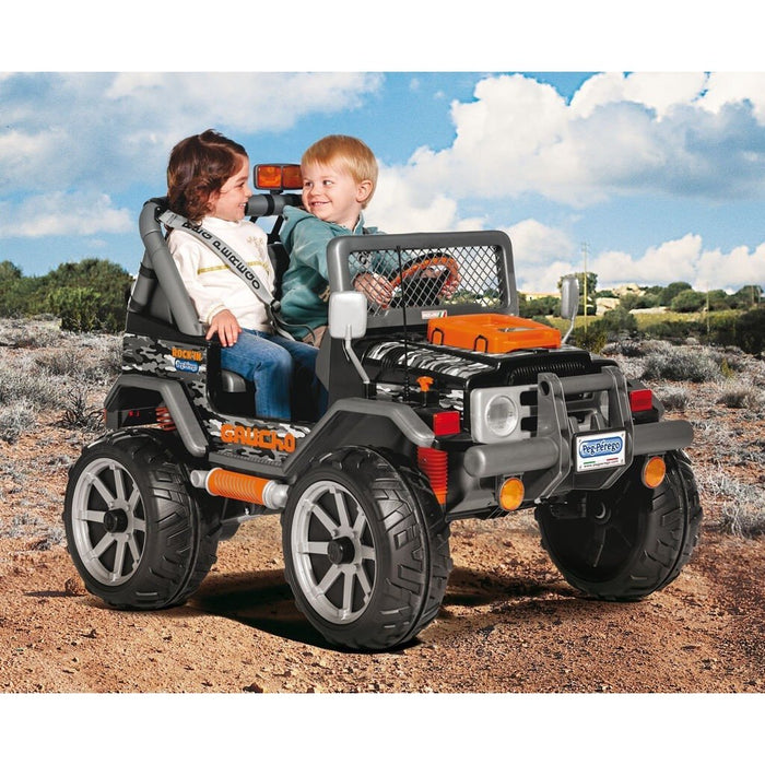 peg perego gaucho rock'in ride-on Peg Perego Gaucho Rock'in Two Seater Off Road Kids Ride On Car | Orang