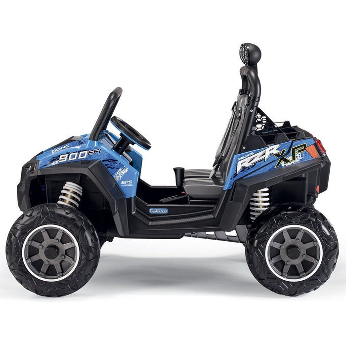 Peg Perego Officially Licensed Polaris Ranger Two Seater Off Road Kids Ride On Car | Blue/Black