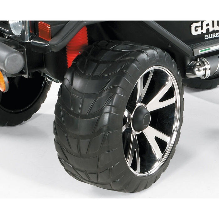 gaucho superpower peg perego Peg Perego Gaucho XP Two Seater Off Road Kids Ride On Car | Black