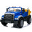 MACK Truck Officially Licensed Kids Ride On Electric Car | Blue/Yellow