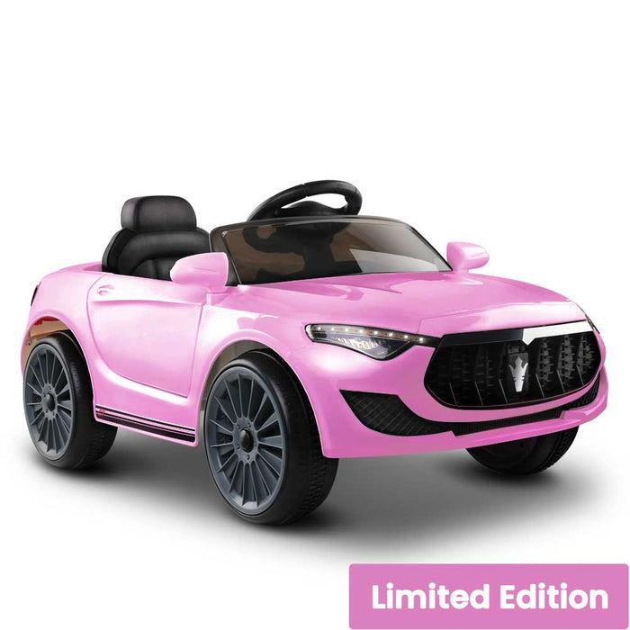 Maserati Inspired Kids Ride On Car with Remote Control Pink