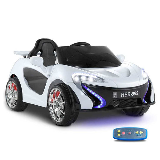 Mclaren Inspired Kids Ride On Car with Remote Control | White