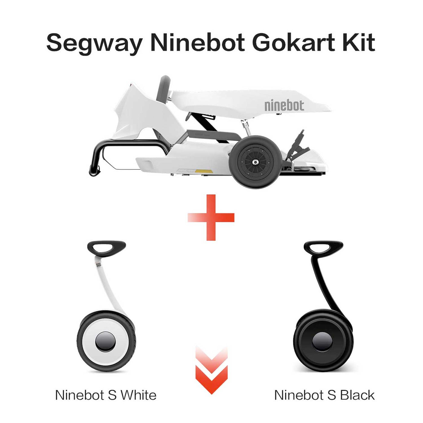 Ninebot Go Kart Kit For Ninebot S Personal Transport By Segway White — Au 