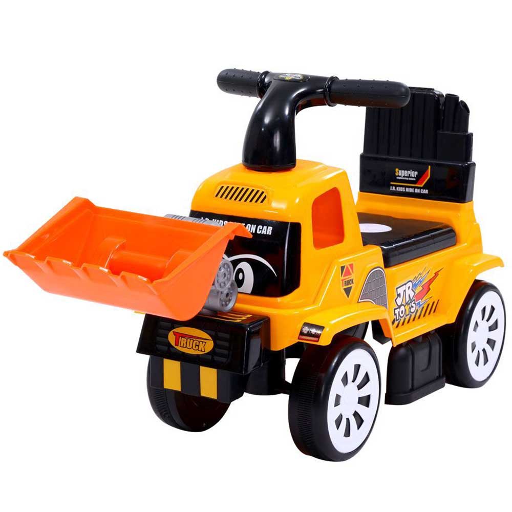 Construction Inspired Kids Ride On Car Excavator Yellow Ride Ons