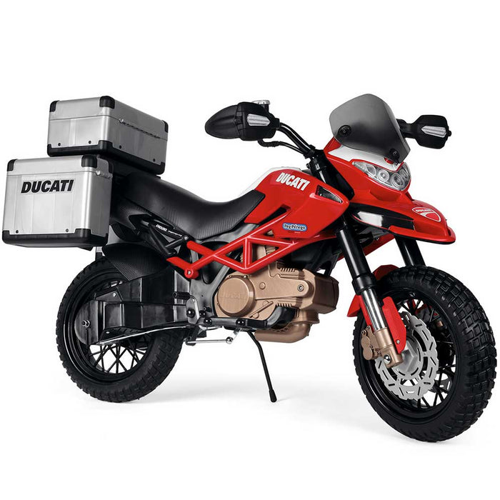 Peg Perego Officially Licensed Ducati Enduro Kids Ride On Motorbike Red and Black