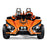 Peg Perego Officially Licensed Polaris Slingshot Two Seater Kids Ride On Car | Orange/Black