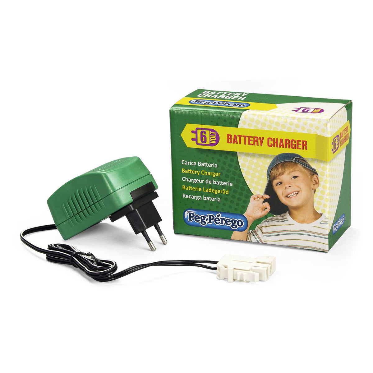 Peg Perego 6V (volt) International Wall Plug Battery Charger | Black
