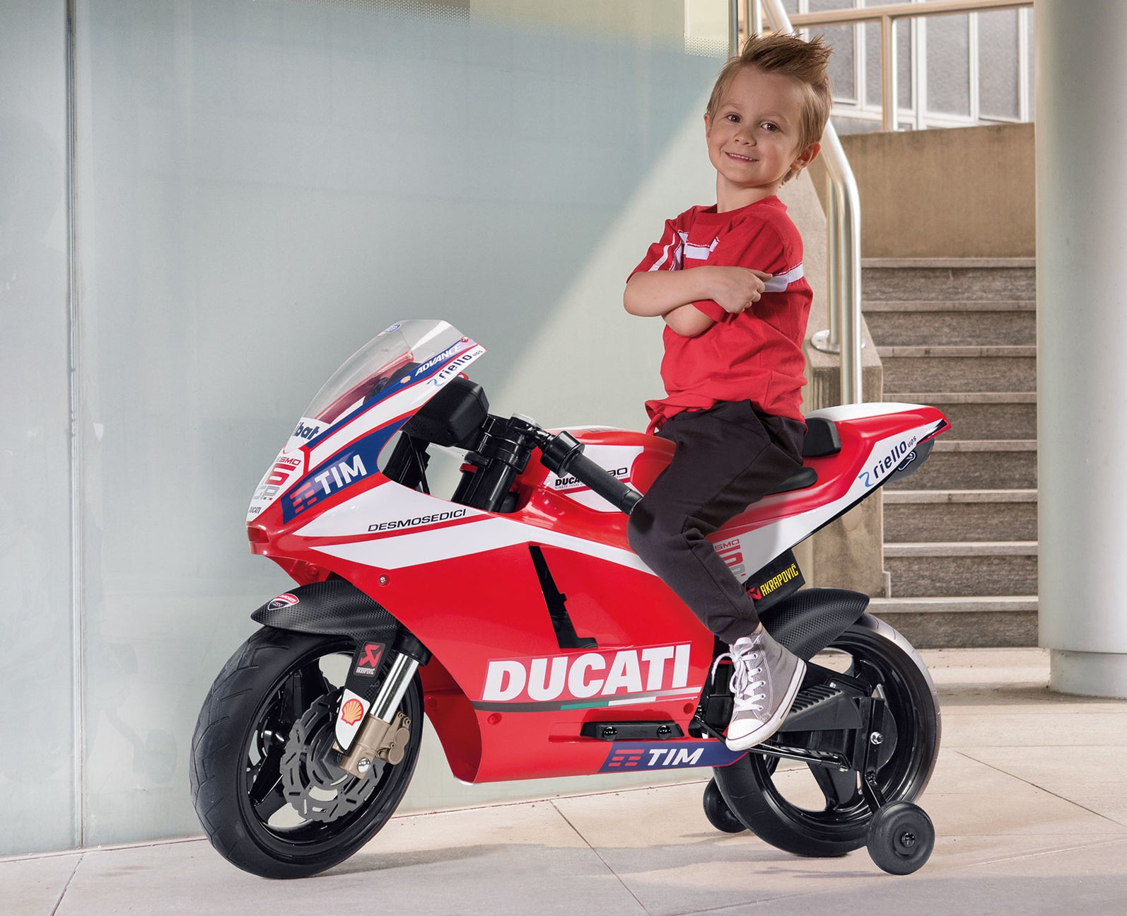 Peg Perego Officially Licensed Ducati Moto GP Kids Ride On Motorbike ...
