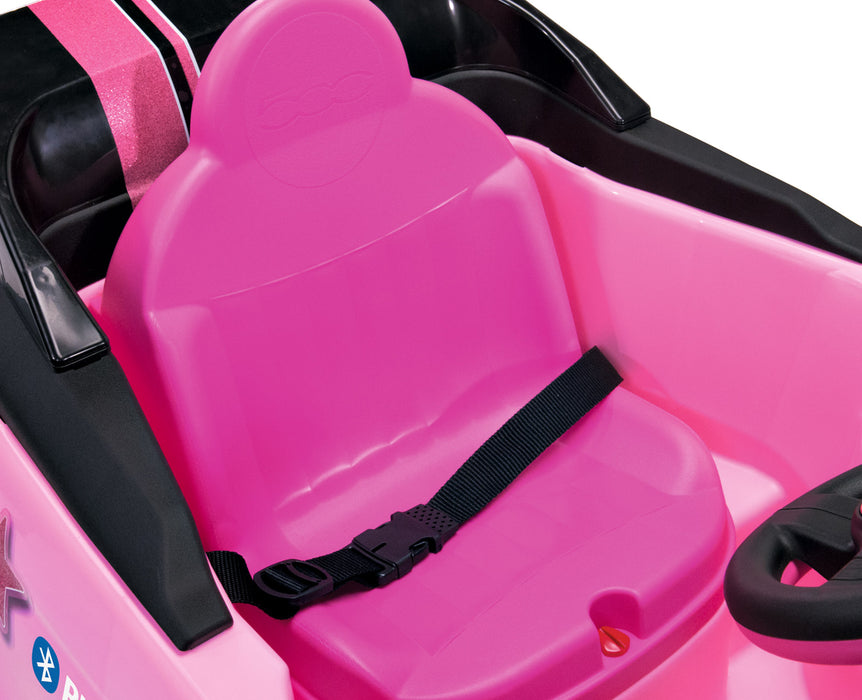 Peg Perego Officially Licensed Fiat 500 Star Kids Ride On Car | Pink (Limited Edition)
