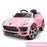 Porsche Macan GTS Inspired Kids Ride On SUV with Remote Control Soft Pink