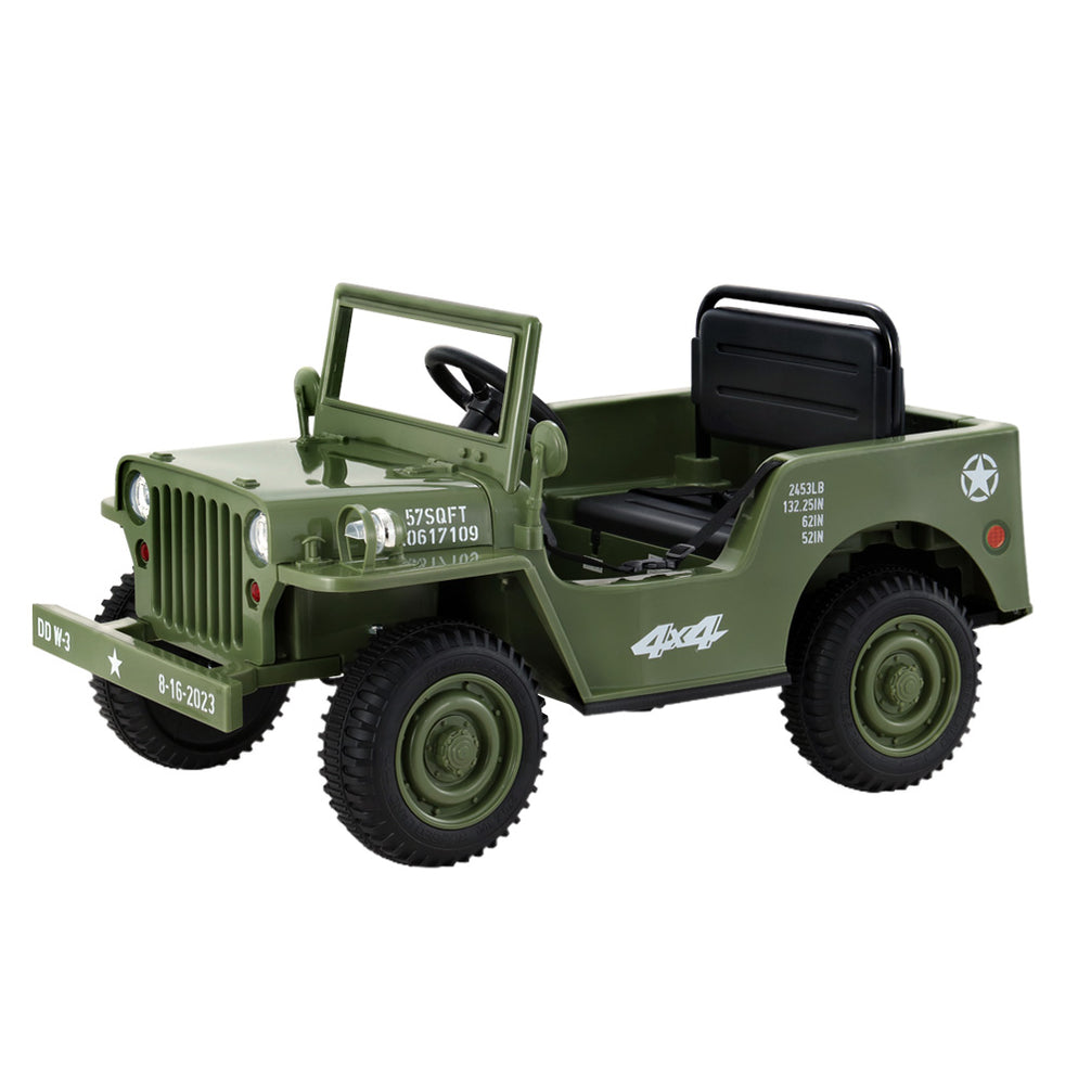 Willy's ARMY Jeep Inspired Kids Ride On Car with Remote Control | ARMY ...