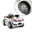 Bugatti Inspired Kids Ride On Car with Remote Control | White/Black (Limited Edition)