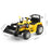 Bulldozer Digger Inspired Kids Ride On Electric Car with Remote Control | Yellow