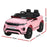 Officially Licensed Range Rover Evoque Kids Ride On Car with Remote Control Pink