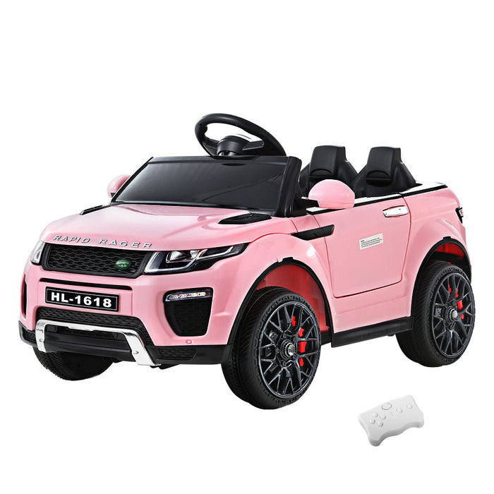 Range Rover Evoque Inspired Kids Ride On Car with Remote Control | Soft Pink
