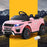 Range Rover Evoque Inspired Kids Ride On Car with Remote Control | Soft Pink