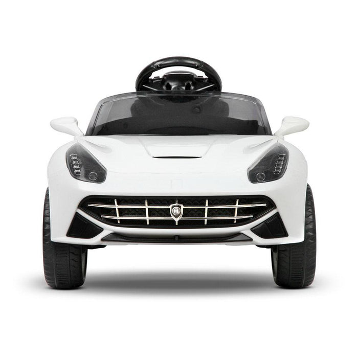 Ferrari F12 Inspired Kids Ride On Car with Remote Control | Ice White
