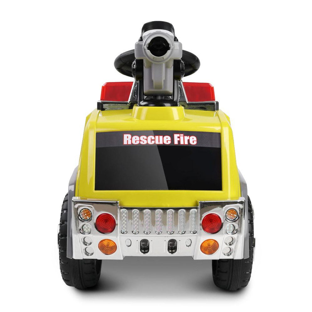 Fire Engine Inspired Kids Ride On Car Firetruck | Safety Yellow | Ride Ons