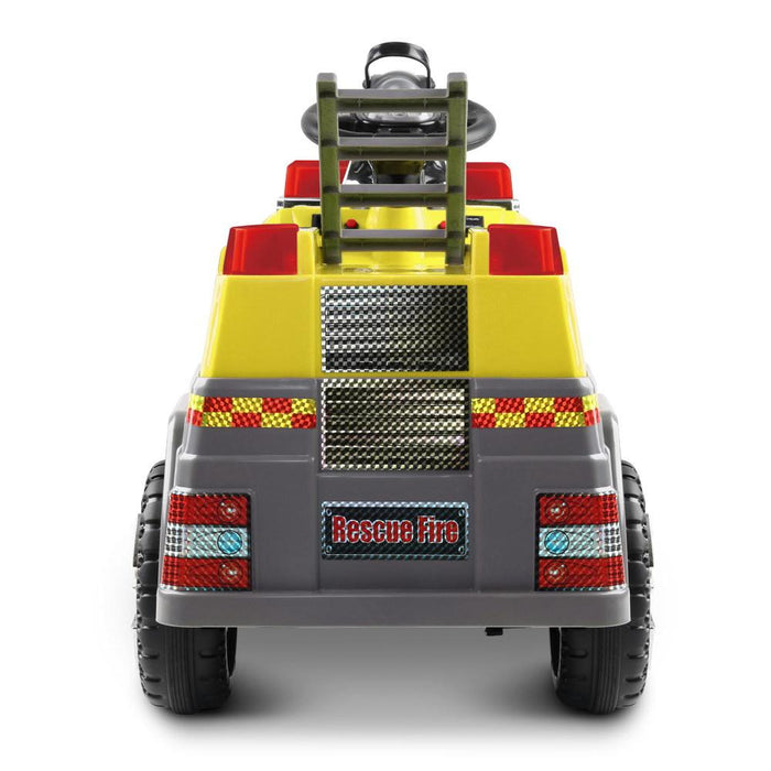 Fire Engine Inspired Kids Ride On Car Firetruck | Safety Yellow