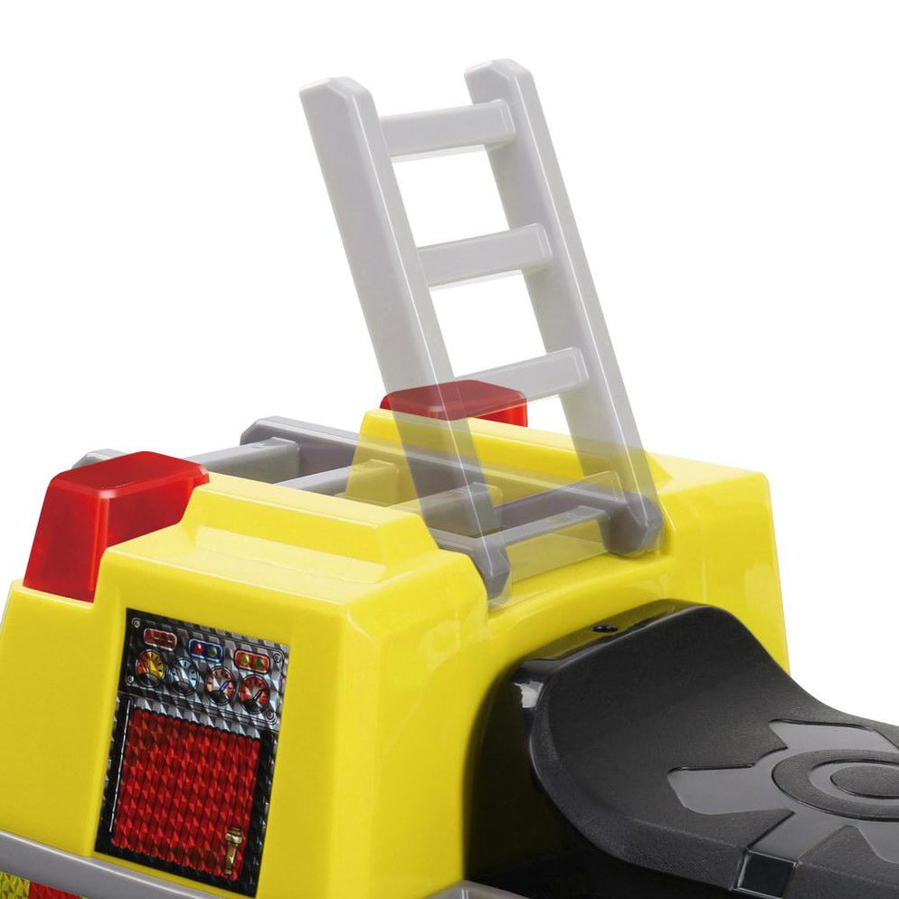 Fire Engine Inspired Kids Ride On Car Firetruck | Safety Yellow | Ride Ons