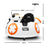 Star Wars BB8 Inspired Kids Ride On Car with Remote Control | Orange/White