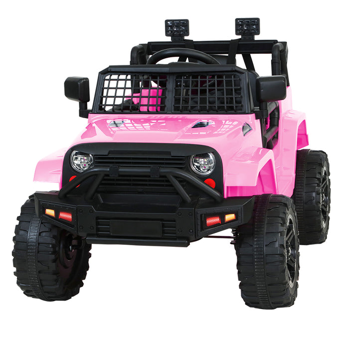 Jeep Inspired Kids Ride On Car with Remote Control | Pink Panther