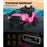 Jeep Inspired Kids Ride On Car with Remote Control | Pink Panther