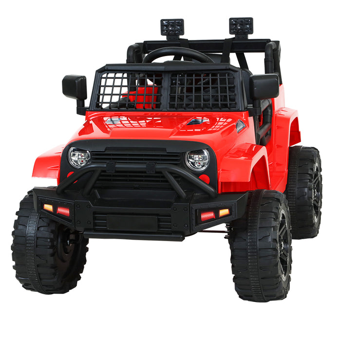 Jeep Inspired Kids Ride On Car with Remote Control | Raging Red