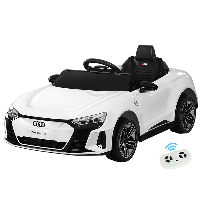 Audi RS E-Tron GT Officially Licensed Kids Ride On Car with Remote Control | White