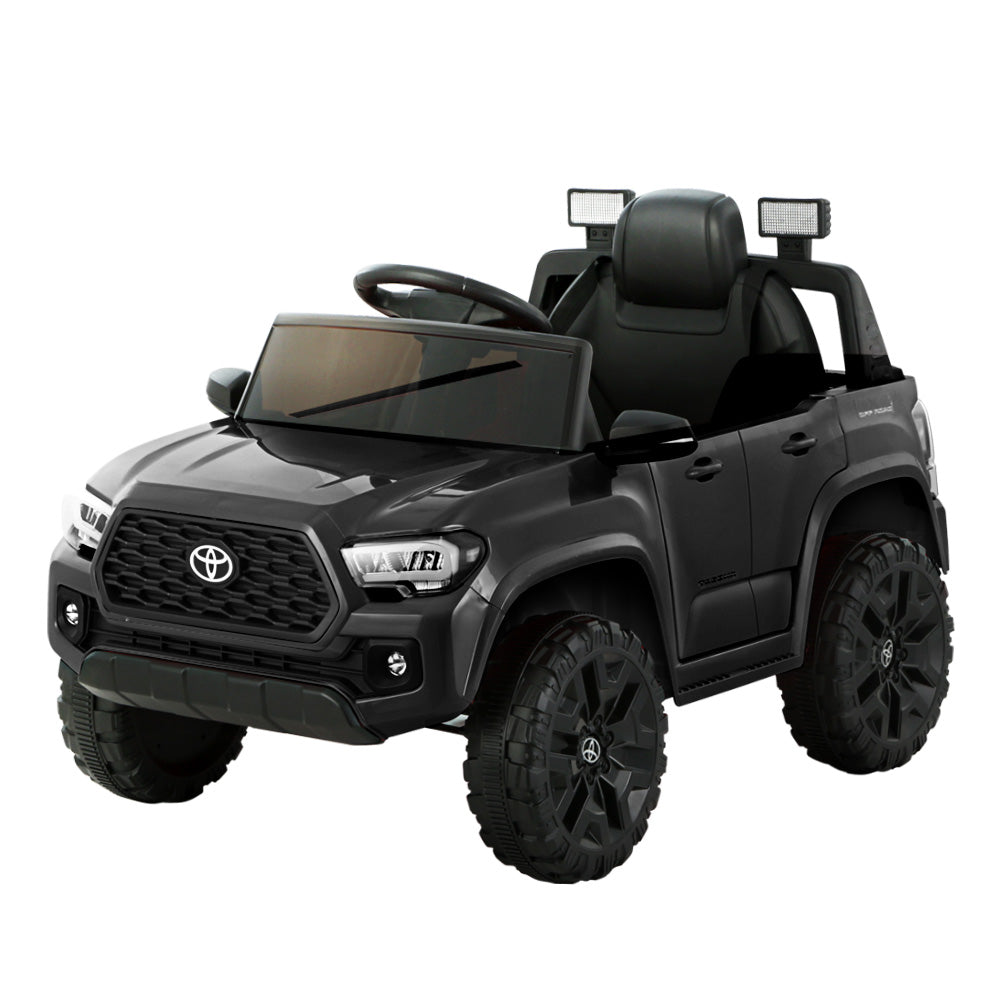 Toyota Tacoma Officially Licensed Off Road Kids Ride On Car with Remote Control | Black