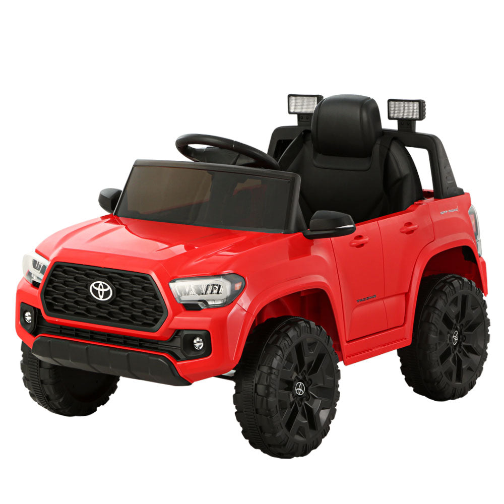 Toyota Tacoma Officially Licensed Off Road Kids Ride On Car with Remote Control | Red