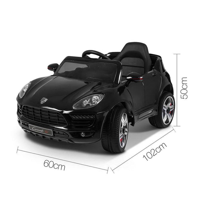 Porsche Macan GTS Inspired Kids Ride On SUV with Remote Control | Midnight Black