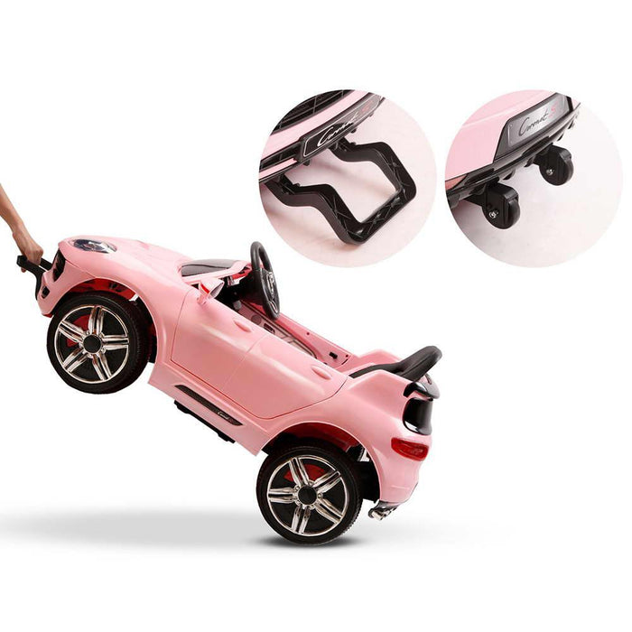 Porsche Macan GTS Inspired Kids Ride On SUV with Remote Control | Soft Pink