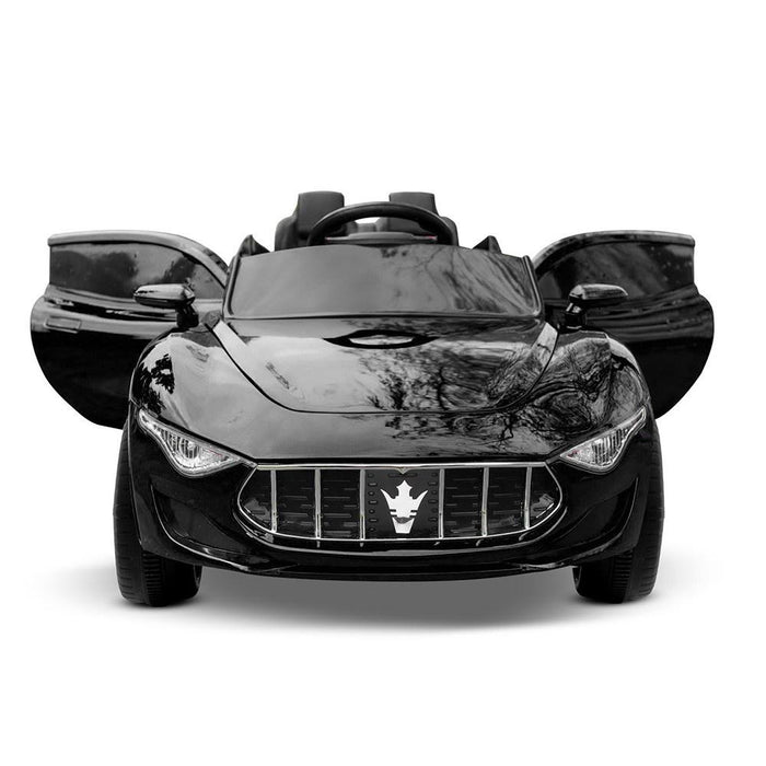 Maserati Inspired Kids Ride On Car with Remote Control | Midnight Black