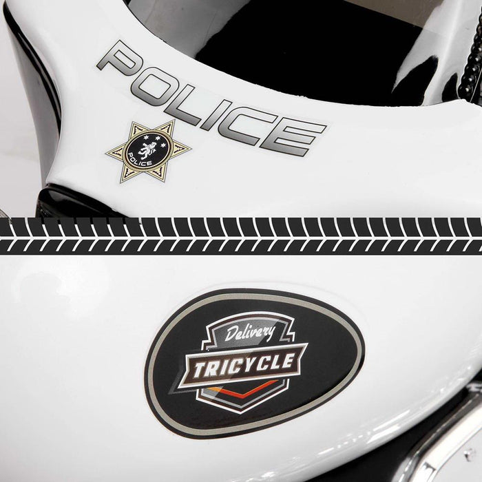 Harley Davidson Inspired Kids Ride On Motorbike Motorcycle | Black (Police)