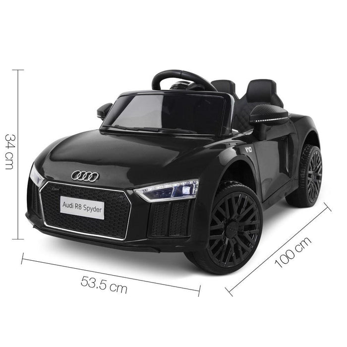 Audi R8 Spyder Licensed Kids Ride On Car with Remote Control