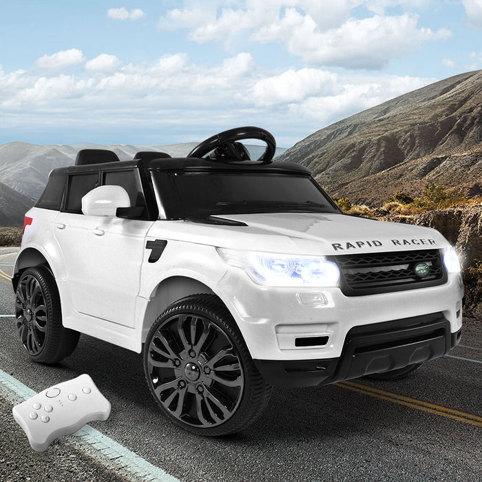 Range Rover Inspired Kids Ride On Car with Remote Control Pearl
