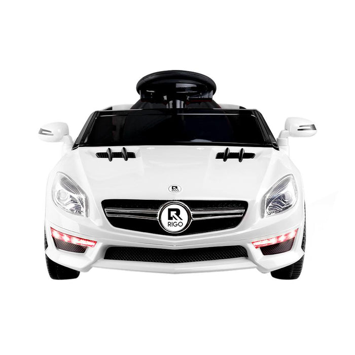 Mercedes Benz SL63 AMG Inspired Kids Ride On Car with Remote Control | White