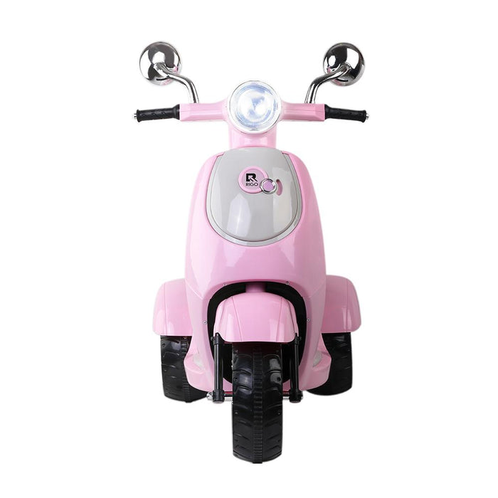 Vino Inspired Kids Ride On Car Scooter  | Pastel Pink